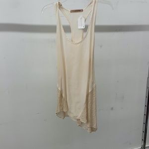 IVORY TANK W/ VELVET SIDES